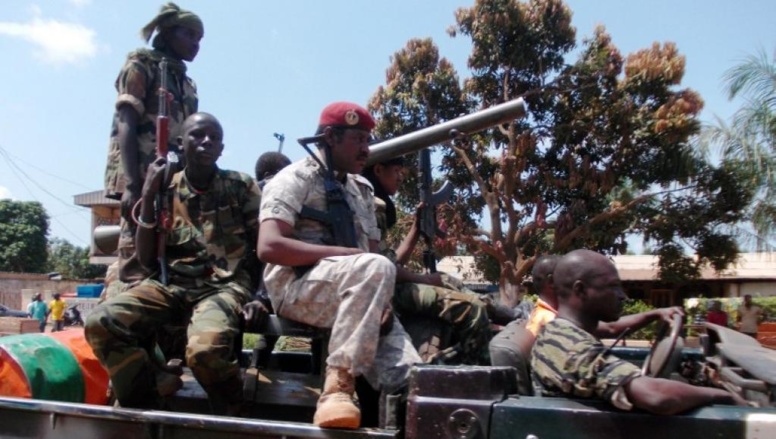 Des combattants de la Seleka en Centrafrique (archive). AFP/PACOME PABANDJI