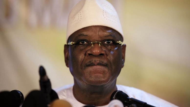Le président malien Ibrahim Boubacar Keïta fait face aux critiques concernant son avion. REUTERS/Joe Penney