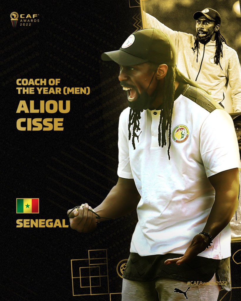 #CafAwards2022: Aliou Cissé sacré meilleur entraîneur de l'année #CafAwards2022: Aliou Cissé sacré meilleur entraîneur de l'année