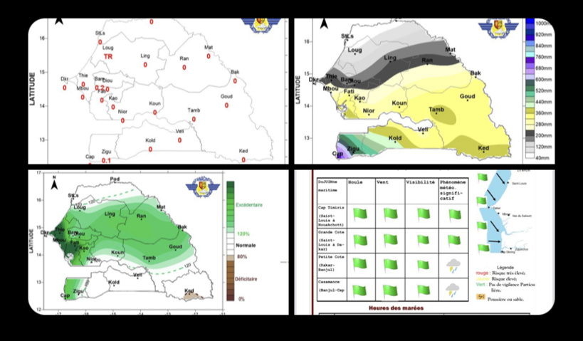 Des activités pluvio-orageuses prévues sur des régions dans les prochaines 24 heures (Anacim) Des activités pluvio-orageuses prévues sur des régions dans les prochaines 24 heures (Anacim)