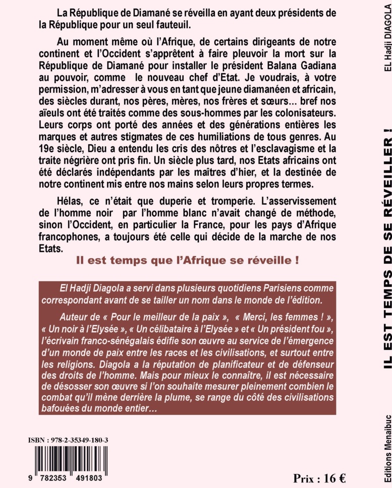 « Il est temps de se réveiller ! » « Il est temps de se réveiller ! »