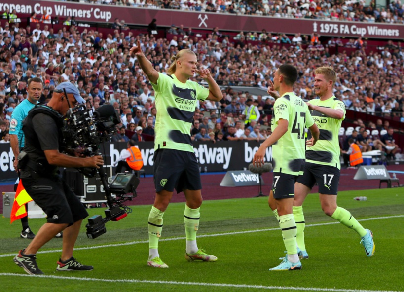 Premier League: Manchester City s’impose à West-Ham grâce à un doublé de Haaland Premier League: Manchester City s’impose à West-Ham grâce à un doublé de Haaland