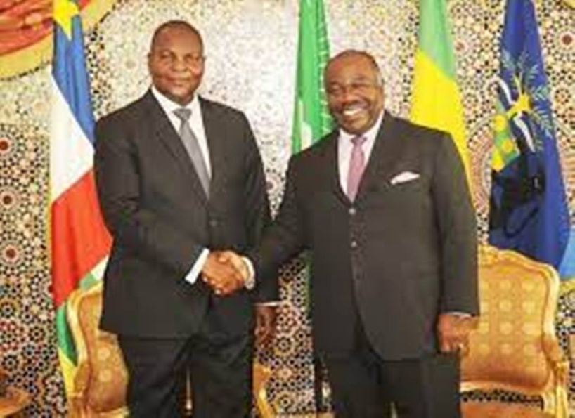 Gabon: le président centrafricain Faustin-Archange Touadéra reçu par Ali Bongo Gabon: le président centrafricain Faustin-Archange Touadéra reçu par Ali Bongo