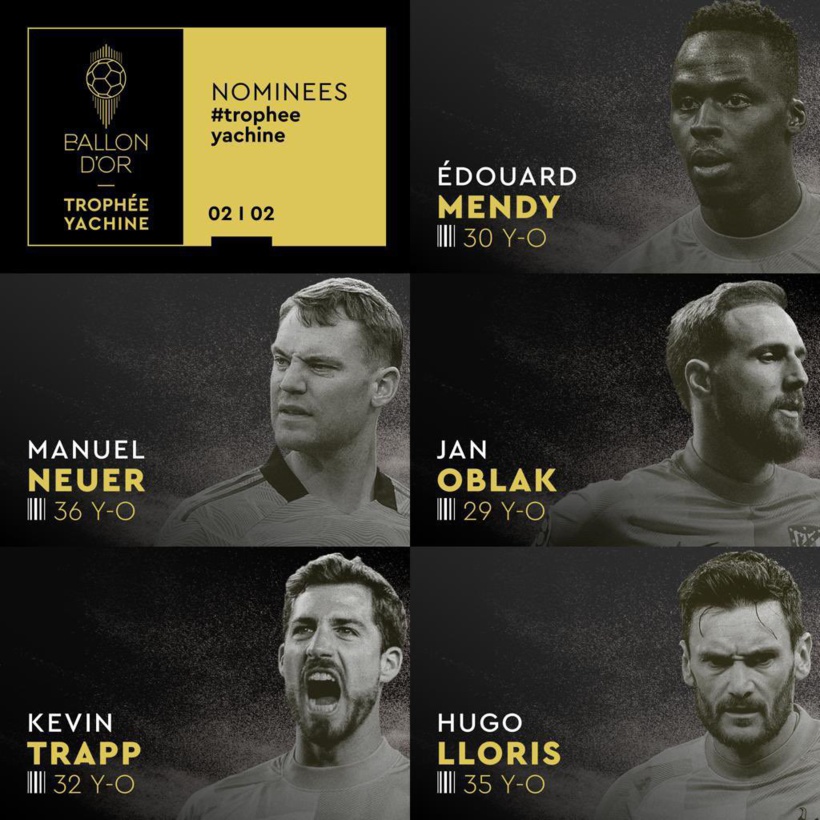 Ballon d’Or 2022: Édouard Mendy parmi les 10 nommés pour le Trophée Yachine Ballon d’Or 2022: Édouard Mendy parmi les 10 nommés pour le Trophée Yachine
