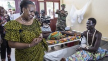 Centrafrique: Catherine Samba-Panza au chevet des victimes des violences Centrafrique: Catherine Samba-Panza au chevet des victimes des violences