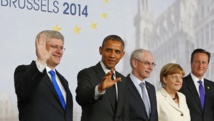 Dirigeants du G7, à Bruxelles, le 5 juin 2014. REUTERS/Yves Herman
