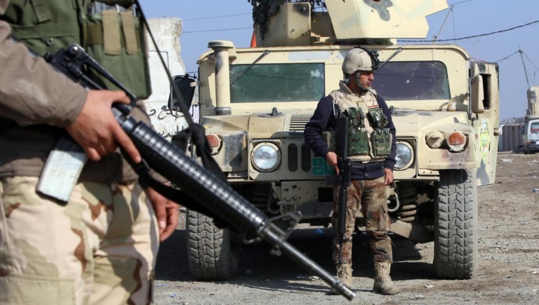 A Baqouba et dans la province de Kirkouk, l'armée irakienne aurait repoussé les jihadistes de l'Etat islamique en Irak et au Levant (EIIL).. AFP PHOTO / ALI AL-SAADI