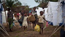 Des réfugiés ivoiriens ayant fui les violences post-électorales de 2010-2011 dans leur pays, dans un camp du comté de Nimba, au Liberia. AFP PHOTO/IFRC/Benoit Matsha-Carpentier