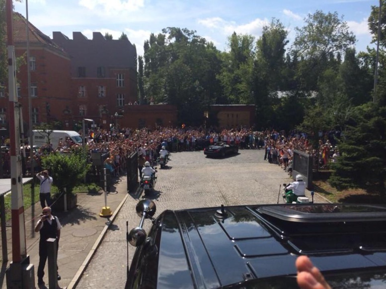Images L'Allemagne accueille ses champions du monde Images L'Allemagne accueille ses champions du monde