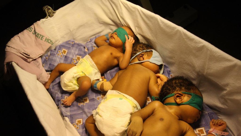 Bébés nés à la maternité de Lagos, Nigeria. Getty Images/ Bennett Raglin/WireImage
