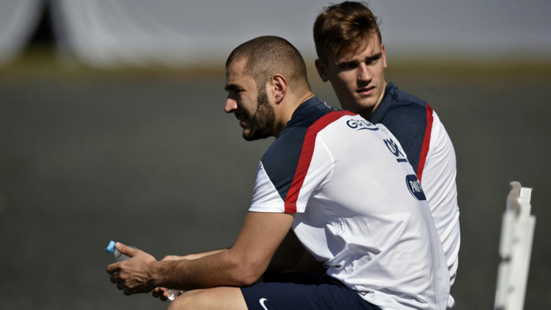 Benzema et Griezmann, leaders des Bleus sur Twitter