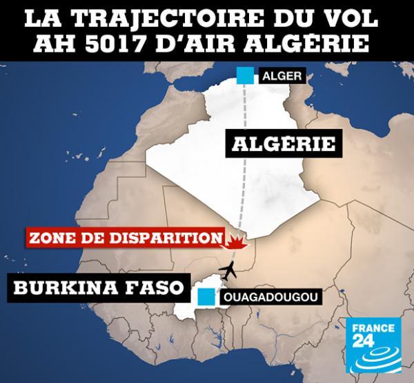 Vol d'Air Algérie: de mauvaises conditions météo au moment du crash