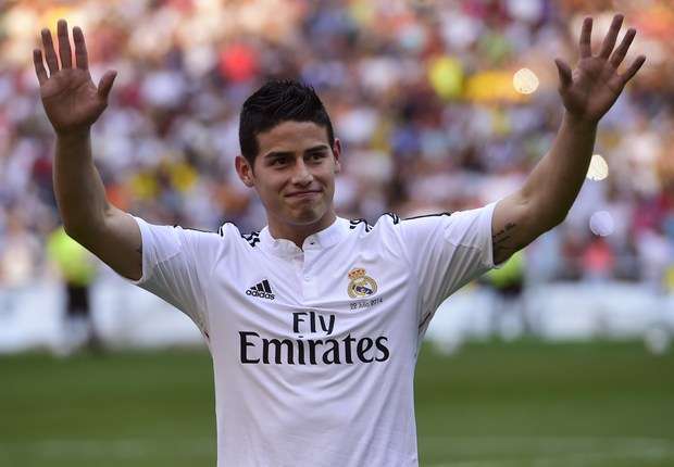 Real Madrid: James Rodriguez  attend Falcao