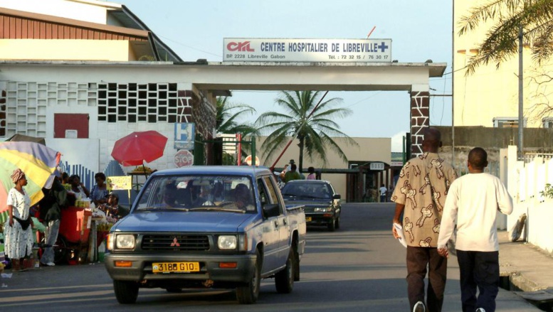 Le centre universitaire (CHU) de Libreville au Gabon a été paralysé par une grève du personnel de santé durant deux semaines. AFP PHOTO / STR