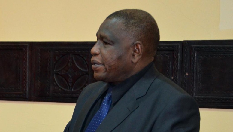 Le ministre de l'Agriculture Abdou Labo, ici à Niamey le 10 février 2012, a été placé sous mandat de dépôt dans le cadre de l'affaire dite du «trafic de bébés», le 23 août 2014