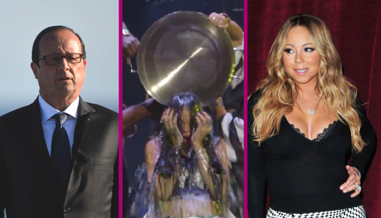 Le 20H people : François Holland critiqué, Mariah Carey déçue et Rihanna Mouillée 