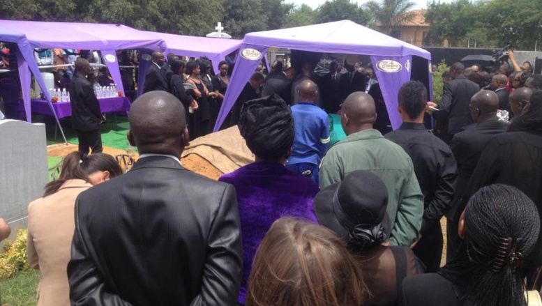Lors de l'enterrement à Johannesburg de Patrick Karegeya, l'ancien chef des services secrets du Rwanda, le 19 janvier 2014. RFI/Alexandra Brangeon