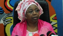 La ministre sénégalaise de la Santé Awa Marie Coll Seck avait annoncé le premier cas d'Ebola au Sénégal, le 29 août 2014. AFP PHOTO / SEYLLOU