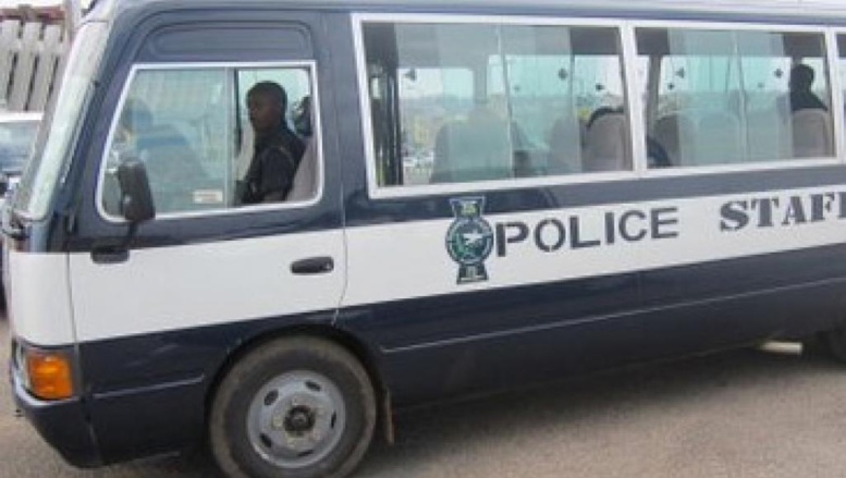 Un bus de la police rwandaise.