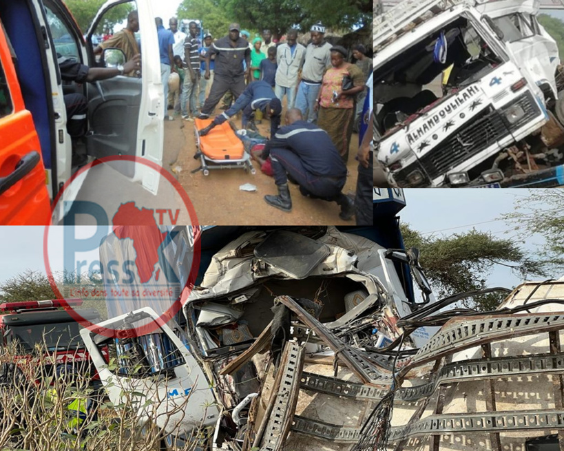 Accident de Louga : le bilan grimpe et passe à 21 morts, 6 blessés en réanimation Accident de Louga : le bilan grimpe et passe à 21 morts, 6 blessés en réanimation
