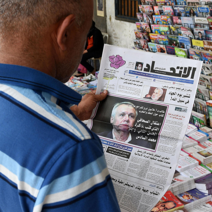 Chantage présumé du roi du Maroc: les journalistes français se défendent de toute «infraction pénale» Chantage présumé du roi du Maroc: les journalistes français se défendent de toute «infraction pénale»