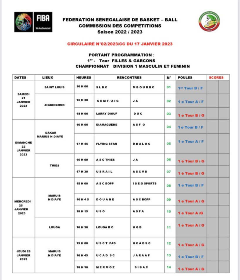 Basket – N1 féminin : CEMT accueille la JA, UCAD défie Jaraaf Basket – N1 féminin : CEMT accueille la JA, UCAD défie Jaraaf