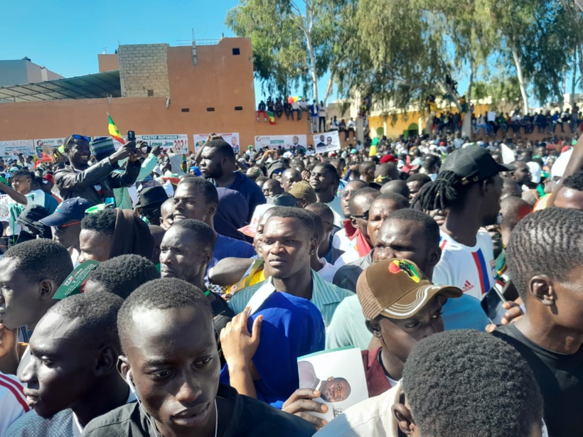 A Keur Massar les militants de Sonko intenables: "On n'a pas été payé pour venir... on est prêts à donner notre vie" A Keur Massar les militants de Sonko intenables: "On n'a pas été payé pour venir... on est prêts à donner notre vie"