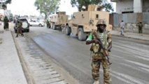L'Amisom est patrouille a Mogadiscio L'Amisom est patrouille a Mogadiscio