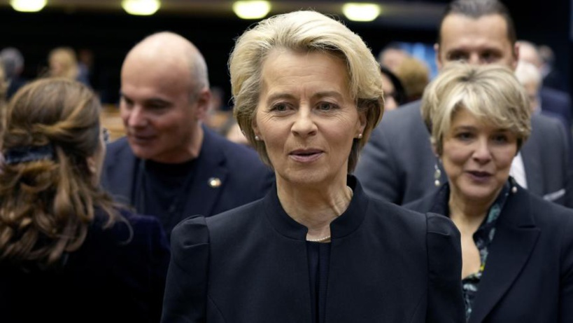 Von der Leyen assure l'Ukraine du soutien de l'UE à son arrivée à Kiev Von der Leyen assure l'Ukraine du soutien de l'UE à son arrivée à Kiev