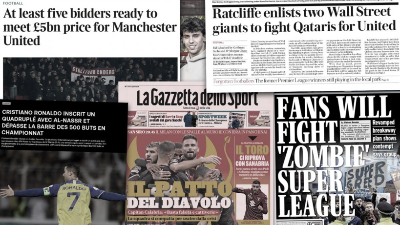 La réponse cash de Jim Ratcliffe au Qatar pour racheter United, le quadruplé de Cr7 fait grand bruit
