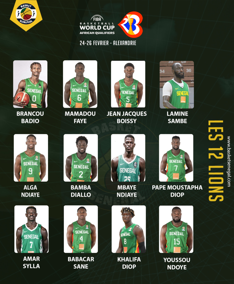 Basket – éliminatoires Mondial 2023 : Desagana Diop a dévoilé la liste des 12 « Lions » Basket – éliminatoires Mondial 2023 : Desagana Diop a dévoilé la liste des 12 « Lions »