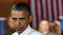 Barack Obama a annoncé que les frappes aériennes se poursuivraient, mais qu’il ne fallait pas s’attendre à un règlement rapide de la crise. REUTERS/Kevin Lamarque