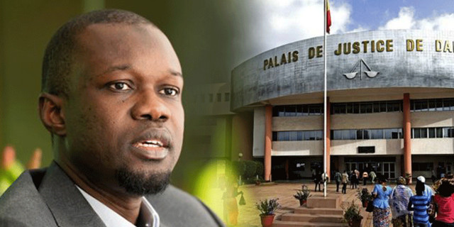 Le convoi de Ousmane Sonko est arrivé au Tribunal de Dakar