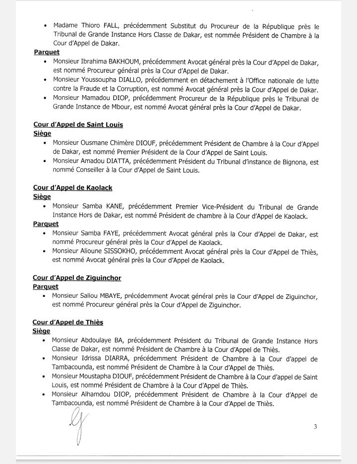 Vaste chamboulement à l'issue du Conseil supérieur de la magistrature (Documents)