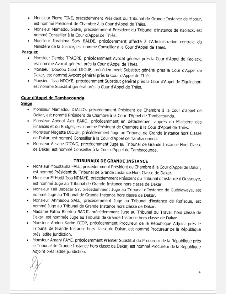 Vaste chamboulement à l'issue du Conseil supérieur de la magistrature (Documents)