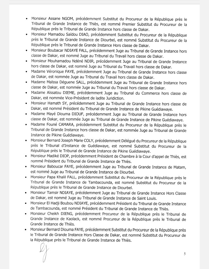 Vaste chamboulement à l'issue du Conseil supérieur de la magistrature (Documents)