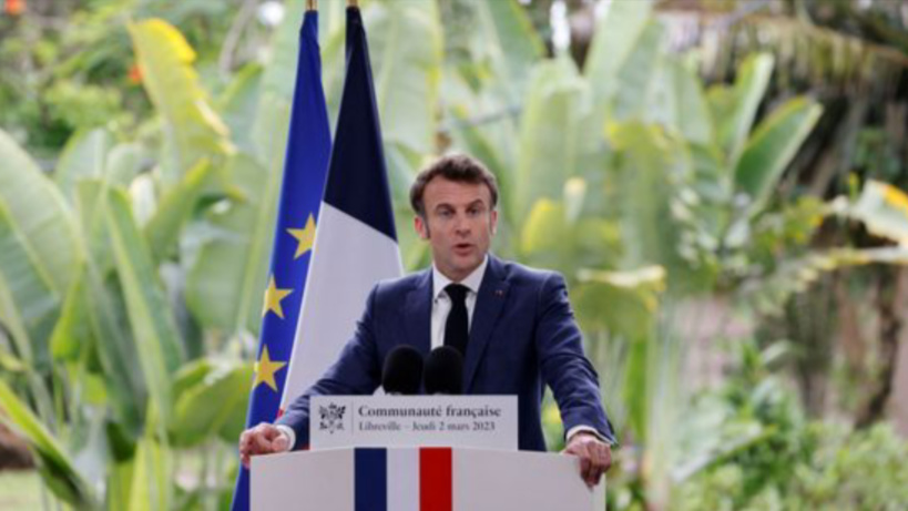 Macron proclame à Libreville la fin de la Françafrique