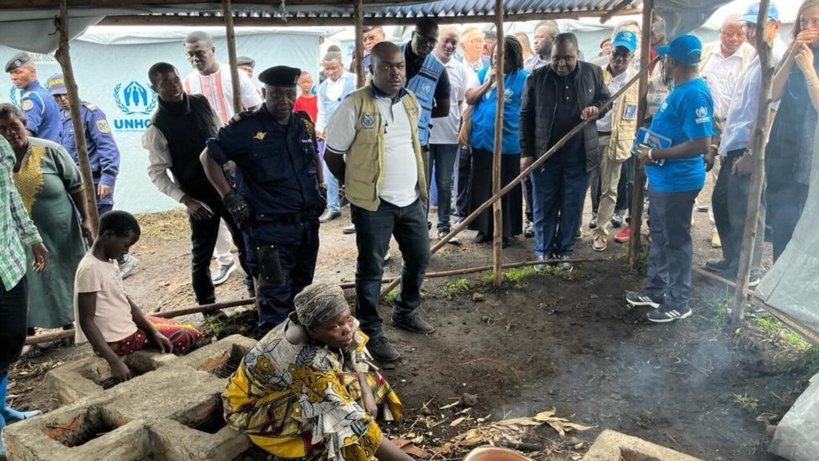 RDC: le «message de solidarité» de l’ONU après la visite aux déplacés du camp de Bushagara