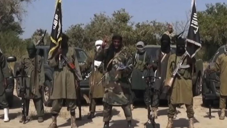 Capture d'écran de la vidéo de Boko Haram dans laquelle Aboubakar Shekau, le chef du groupe islamiste, exclut toute négociation avec le gouvernement nigérian en vue d'un cessez-le-feu. AFP PHOTO / BOKO HARAM