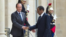 Blaise Compaoré (D) accueilli à l’Elysée par François Hollande, le 18 septembre 2012. Photo AFP / Bertrand Langlois