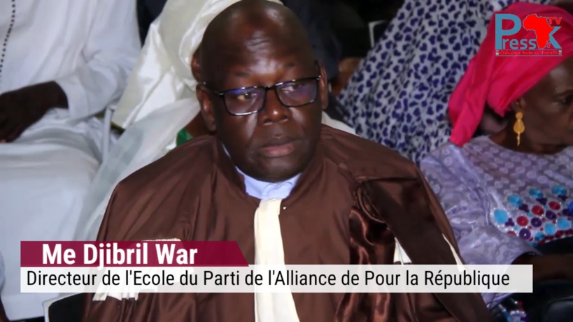 Vendredis de l'école du parti de l'APR : Me Djibril War charge Sonko et le considère comme un "anarchiste" Vendredis de l'école du parti de l'APR : Me Djibril War charge Sonko et le considère comme un "anarchiste"