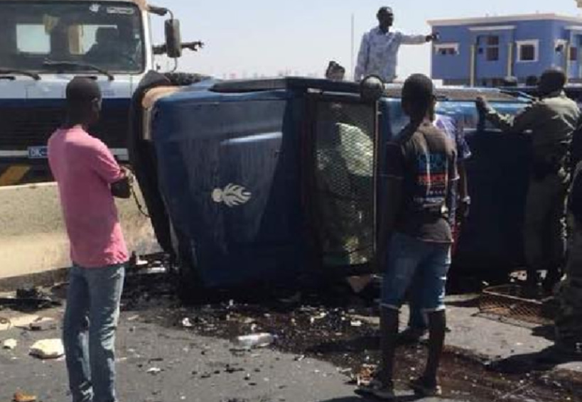 Grave accident d’un véhicule de la Gendarmerie à Dakar: plusieurs blessés enregistrés 