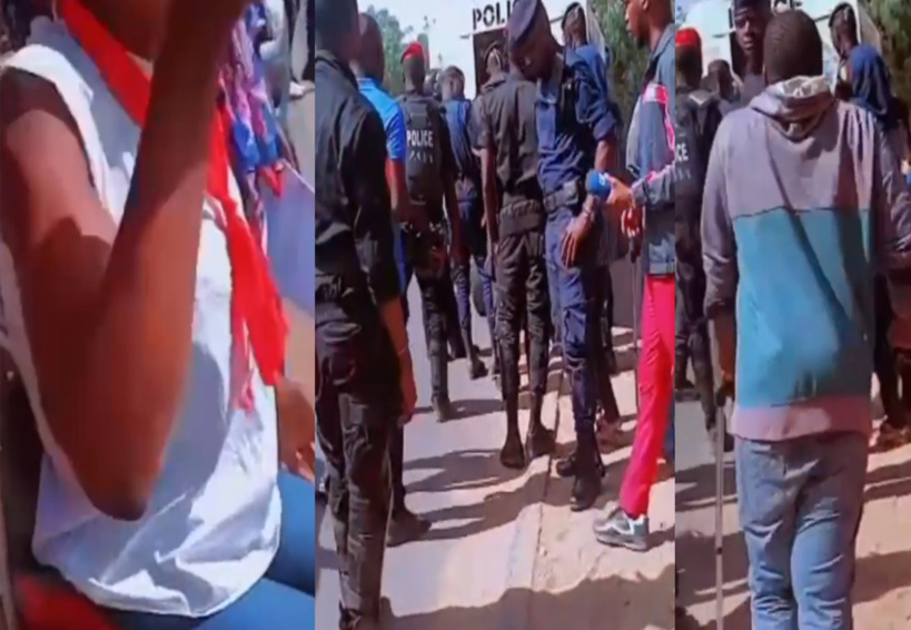 Application de la loi d'orientation sociale: les personnes à mobilités réduites embarquées dans le fourgon de la police Application de la loi d'orientation sociale: les personnes à mobilités réduites embarquées dans le fourgon de la police