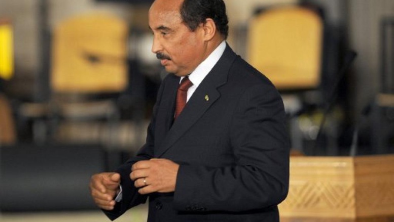 Le président de la Mauritanie Mohamed Ould Abdel Aziz, le 14 janvier 2012. AFP/ FETHI BELAID