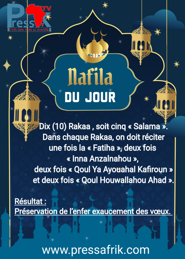 Ramadan-Nafila 1ère nuit : 10 Rakkas pour se "préserver de l’enfer" Ramadan-Nafila 1ère nuit : 10 Rakkas pour se "préserver de l’enfer"