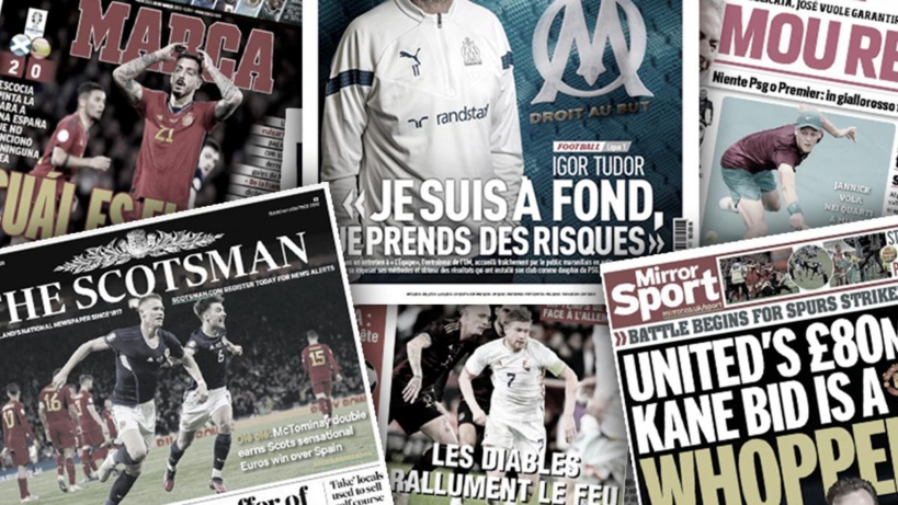 L’Espagne prend cher après sa terrible défaite contre l’Écosse, Manchester United va casser sa tirelire pour Harry Kane L’Espagne prend cher après sa terrible défaite contre l’Écosse, Manchester United va casser sa tirelire pour Harry Kane