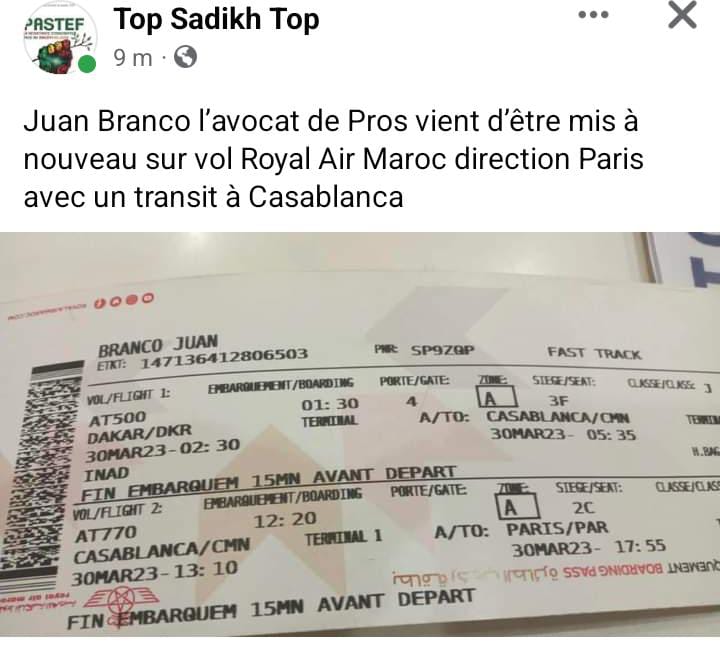 Tribunal de Dakar: L'avocat français de Mame Mbaye Niang présent, celui de Sonko expulsé