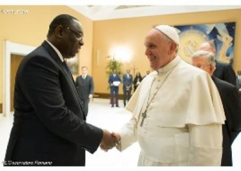 Le Pape François a reçu le Président Sall, ce mardi