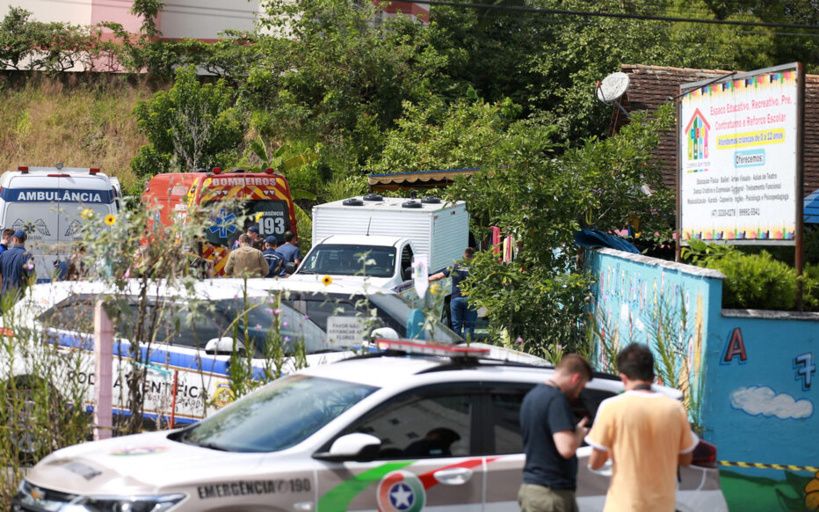 Brésil : un homme fait irruption dans une crèche et tue quatre enfants à coups de hache Brésil : un homme fait irruption dans une crèche et tue quatre enfants à coups de hache