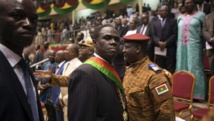 Le président de la transition burkinabè Michel Kafando après sa prestation de serment, le 21 novembre 2014. REUTERS/Joe Penney